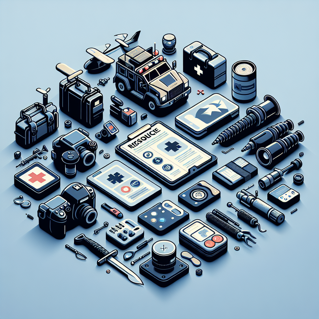 Ressourcen und Ausrüstung